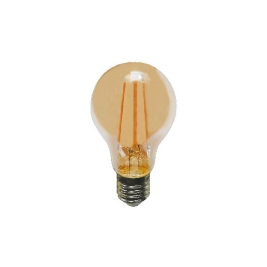 Λάμπα Led νήματος Πορτοκαλί Step Dim E27 - A60 8W 2700K - ELIOR8WWAMSD - Diolamp