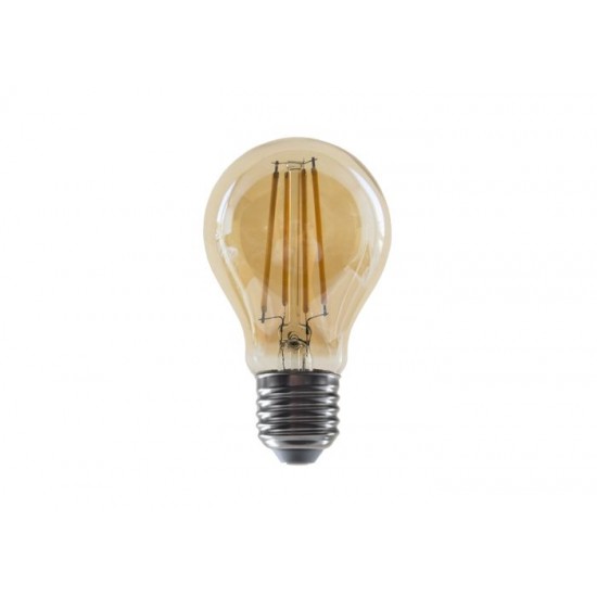 Λάμπα Led νήματος πορτοκαλί Dimmable E27 - A60 8W 2700K - ELIOR8WWDIMAM - Diolamp