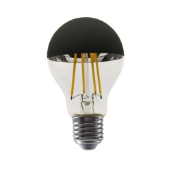 Λάμπα Led νήματος Μισό Μάυρο Dimmable E27 - A60 8W 2700K - ELIOR8WWSDIΜΒ - Diolamp