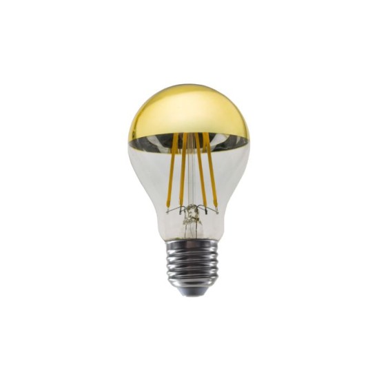 Λάμπα Led νήματος Μισό χρυσό Dimmable E27 - A60 8W 2700K - ELIOR8WWSDIΜG - Diolamp
