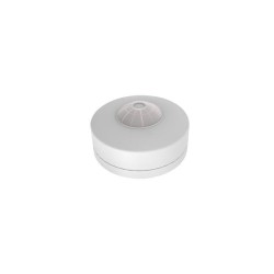 Ceilling PIR motion detector 360° 10A 230VAC IP54 white - ELPIRC20M - acaelec