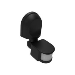 Αισθητήρας κίνησης εξωτερικού χώρου σφαιρικός υπερύθρων 180° 10A Λευκός / Μάυρος - ELPIRBSP - acaelec