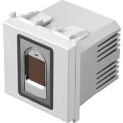 Βιομετρικός διακόπτης λευκός biopass με ενσωματωμένο εσωτερικό ρελέ και παροχή τροφοσίας 2M PW - TEM MODUL