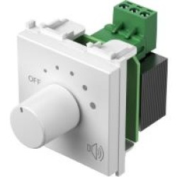 Ρυθμιστής έντασης λευκό 100V audio line 35W PW 2M - TEM MODUL