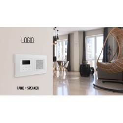 Χωνευτό ραδιόφωνο + Ηχείο με DAB Bluetooth  230V~ PW Λευκό XO LOGIQ TEM