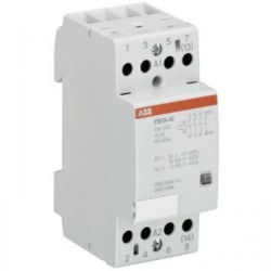 Ρελέ ισχύος ράγας 2 Στοιχείων - 4NO - 24A - 24V AC/DC  - ESB24-40 - ABB