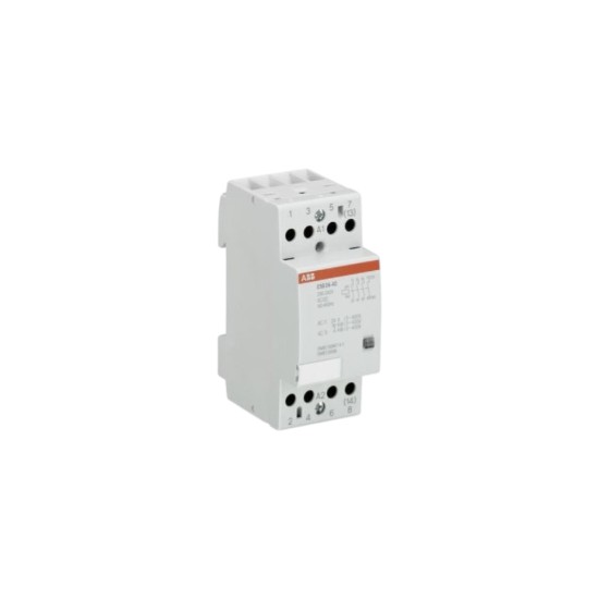 Ρελέ ισχύος ράγας 2 Στοιχείων - 4NO - 24A - 24V AC/DC  - ESB24-40 - ABB
