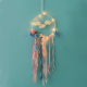 Bambini Pendant dream catcher LED 1.2W 3000k battery 2xCR2032 / 3V  Felt  / Multicolour + Silver Φ20x70cm HOLMA - acadecor 