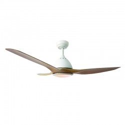 Ανεμιστήρας οροφής με φώς Dimmable Φ132 DC40W 3 ABS Φυσικά πτερύγια τηλεχειριστήριο 2 Ανάρτήσεις 15&25EK - ACA HOME