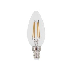 Λάμπα Led νήματος Step Dimmable E14 - Κεράκι 4W 2700K - FLAM4WWSD - Diolamp