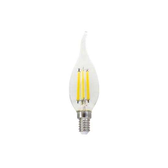 Λάμπα Led νήματος E14 - Κεράκι Tip 6W 4000K - FLAM6NWTIP - Diolamp
