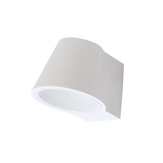 Φωτιστικό επίτοιχο 1 x G9 40W Γύψος + Ατσάλι / Φυσικό + Λευκό 12,8x12,8x10,2CM AWON - acadecor