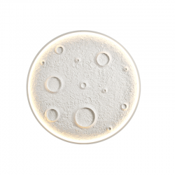 Φωτιστικό επίτοιχο /Οροφής LED 24W 3000K 680Lm Γύψος / Φυσικό Φ150x4,8CM MOND - acadecor