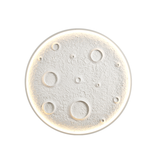 Φωτιστικό επίτοιχο /Οροφής LED 24W 3000K 680Lm Γύψος / Φυσικό Φ150x4,8CM MOND - acadecor