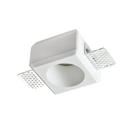 Φωτιστικό τετράγωνο spot trimless 1 x GU10 max 35W / Φυσικό 80x80x52mm JOSIE - acadecor