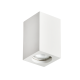 Ceilling light square 1 x GU10 35W Gypsum / Natural 70x70x112 RUTH - acadecor