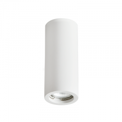 Ceilling light cylindrical 1 x GU10 35W Gypsum / Natural Φ70x170 RUTH - acadecor