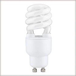 Λάμπα ηλεκτρονική spiral 12W GU10 - 6000K - Megawatt