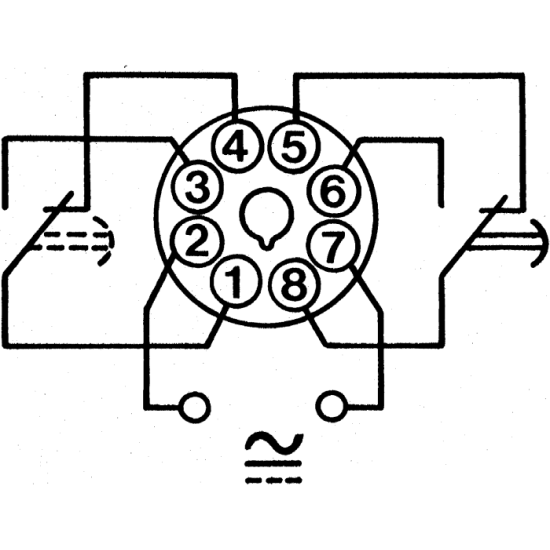 Χρονικό βάσης 8pin H3CR-A8EL -  OMRON