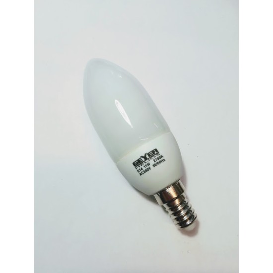 Lamp electronic candle - E14 / 11W  - 2700K - HCWE1411 - GEYER