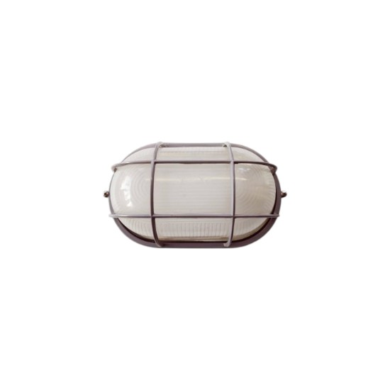 Bulkheadwall luminaire - E27 60W - Grey - HI5021G - aca