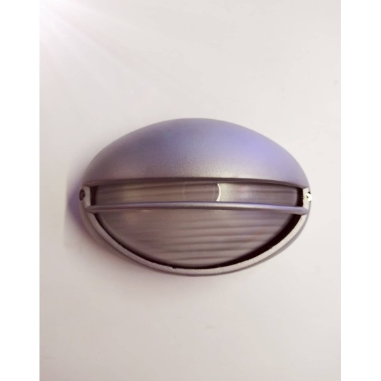 Απλίκα τύπου χελώνα με κάλυπτρο E27 60W - Λευκό - aca