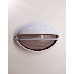 Απλίκα τύπου χελώνα με κάλυπτρο E27 60W - Λευκό - aca
