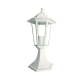 Hexagon aluminium lanterns Base E27 White Aliminium+Glass 190x365mm - aca