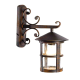 Traditional aluminium lanterns CRES E27 Rust Aliminium+Glass 270x320mm - aca