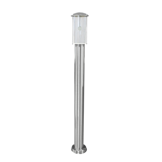 Garden cylindrical post luminaire 1xGU10 max Stainless steel + Plastic Φ135mmx1100mm DISC- aca