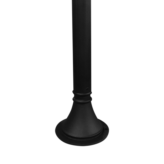 Pole aluminium for balls & Lanterns Φ60mm Sandy black 500mm - aca  