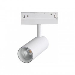 Track luminaire spot white 12W  48V DC 3000κ / 4000k 750lm 36° OSRAM RA90 Φ50x110mm - HUBE1230W - aca
