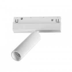 Φωτιστικό μαγνητικό σπότ λευκό μάτ 8W 48V DC 3000κ / 4000k 800lm 24° OSRAM RA90 Φ31x110mm - HUBEM830W - aca