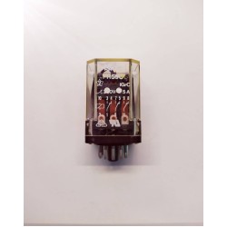 Ρελέ τύπου λυχνίας κυκλικής διάταξης επαφών 11 ποδών 220V AC - Iskra