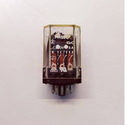 Ρελέ τύπου λυχνίας κυκλικής διάταξης επαφών 11 ποδών 220V AC - Iskra