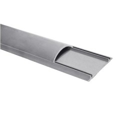 Στρογγυλό κανάλι δαπέδου 35x10mm γκρί 2m - acaelec