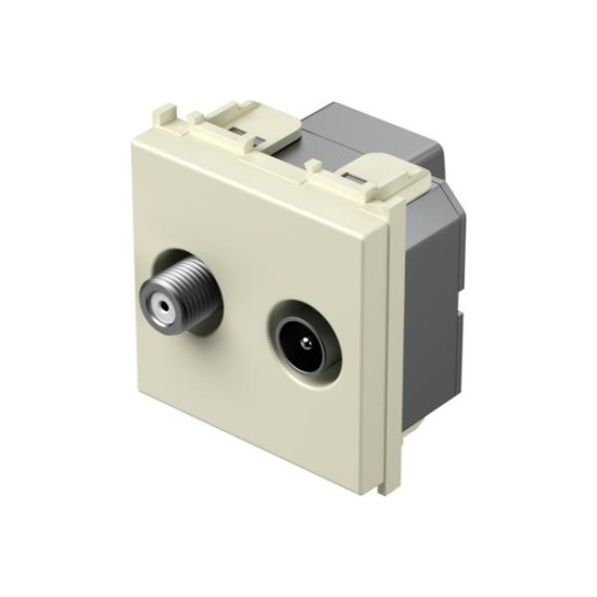 Πρίζα SAT TV τερματική 1dB 2M PW - TEM MODUL