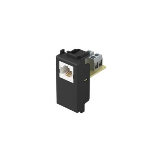 Πρίζα TEL LT RJ11 8/4 Λευκό 1M PW - TEM MODUL