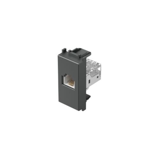 Πρίζα TEL KS RJ11 8/4 Λευκό 1M PW - TEM MODUL
