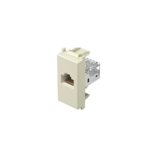 Πρίζα CAT5e KS RJ45 8/8 Λευκό 1M PW - TEM MODUL