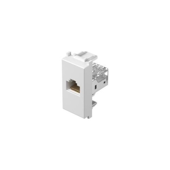 Πρίζα CAT5e KS RJ45 8/8 Λευκό 1M PW - TEM MODUL