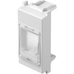 Προσαρμογέας PD με προστασία απο τη σκόνη λευκό 1M PW - TEM MODUL