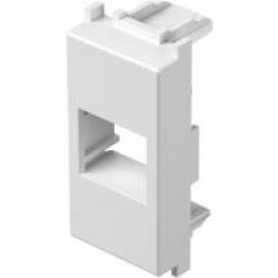 Προσαρμογέας λευκό R&M 1M PW - TEM MODUL
