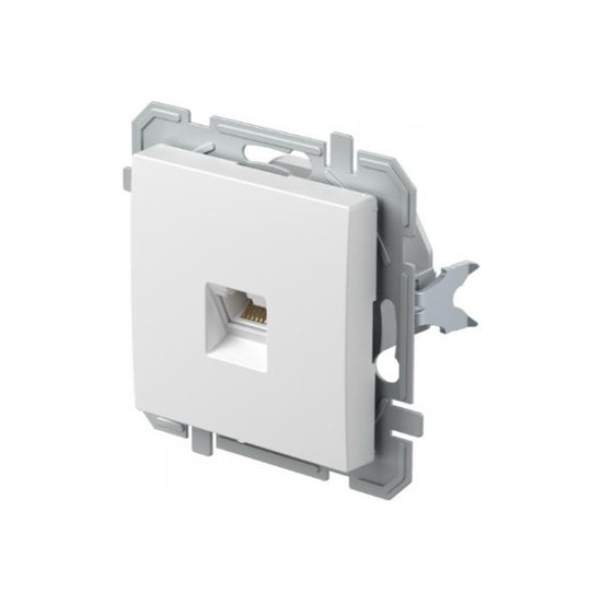 Πρίζα CAT5e KS RJ45 8/8 PW Λευκό XO LOGIQ TEM 