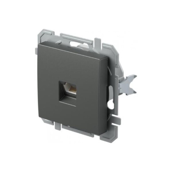 Πρίζα CAT6S KS RJ45 8/8 SLIM PW Λευκό XO LOGIQ TEM 