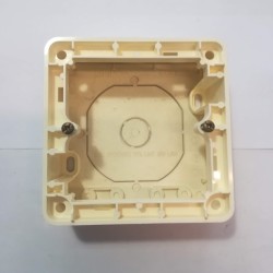 Κουτί τοποθέτησης επιφανείας 1 θέσης ιβουάρ -  IP41 - L889 - ELKO 