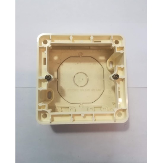 Κουτί τοποθέτησης επιφανείας 1 θέσης ιβουάρ -  IP41 - L889 - ELKO 