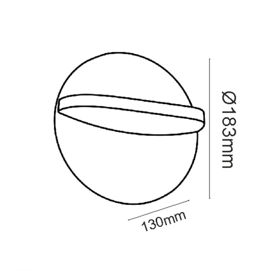 Απλικα LED με ρυθμιζόμενο βραχίωνα σκούρο γκρί IP65 16W 230V 3000k 183x130mm - MISA - LG1057G - aca