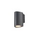 Led wall luminaire dark grey IP65 3W 230V 3000k 102x80x120mm - ALBI - LG2981G - aca