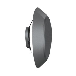 Led wall luminaire dark grey IP54 7W 230V 3000k 186x183mm - BERKA WALL - LG3804G  - aca